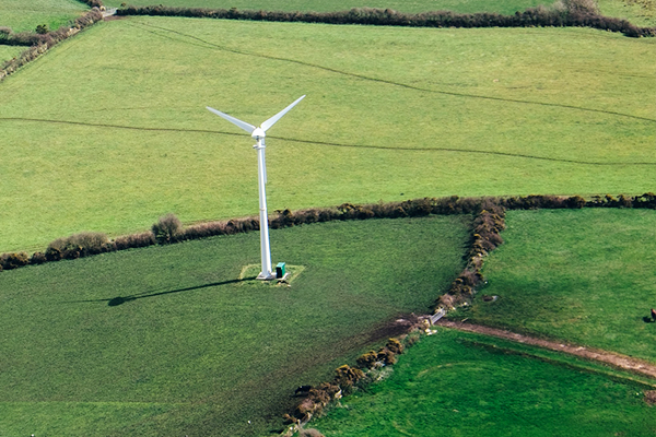 windfarm in fields